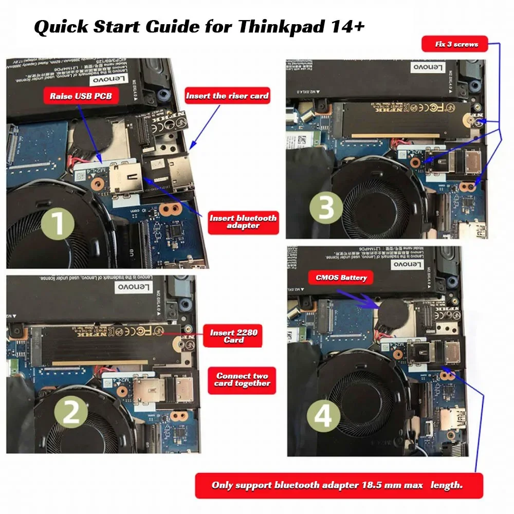 Adatto per ThinkBook 14 + NVME M.2 M-key To Oculink SFF-8612 scheda adattatore grafica esterna SSD pci-e 3.0 32pin Oculink 4x NGFF