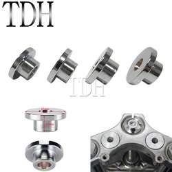 Motorcycle Handlebar Riser Solid Mount Bushings Adapter Kit For Harley Dyna Softail Street Tri Glide FXDF Sportster 883 1200 XL