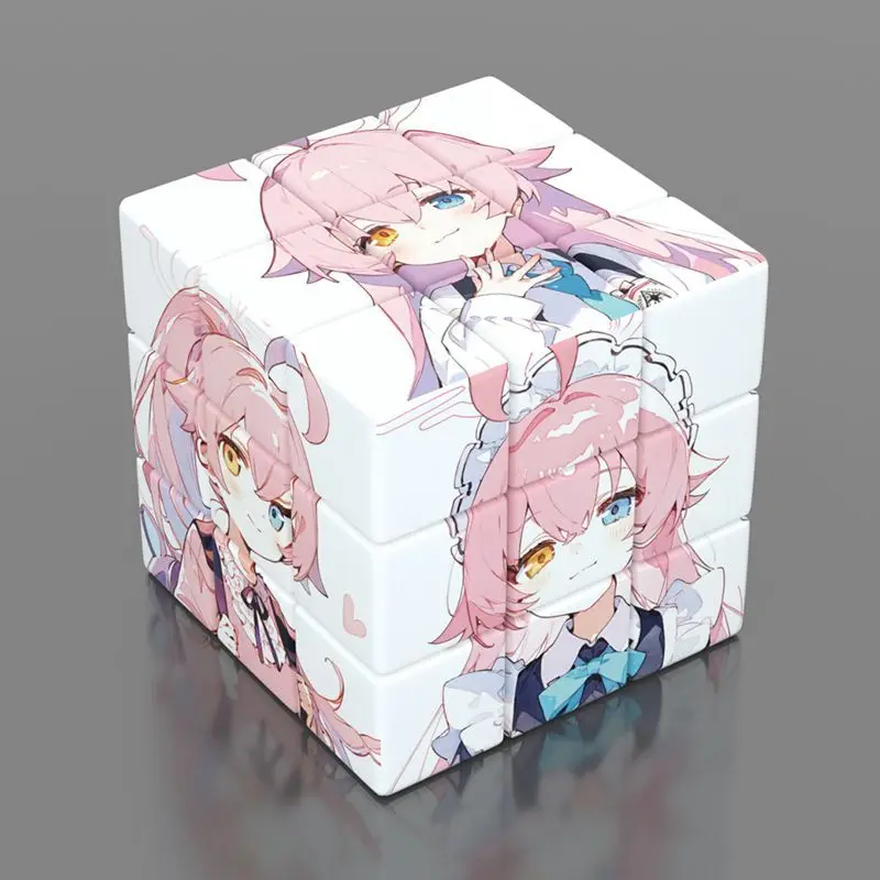 Anime Blue Archive The Animation Takanashi Hoshino Cosplay 3-step Puzzle Magic Cube Cartoon Magics Square Xmas birthday Gift