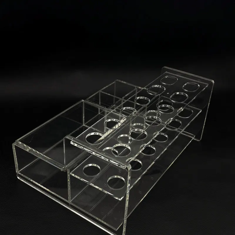 Soporte organizador para jeringas y accesorios, dispensador Dental de acrílico compuesto, aplicador