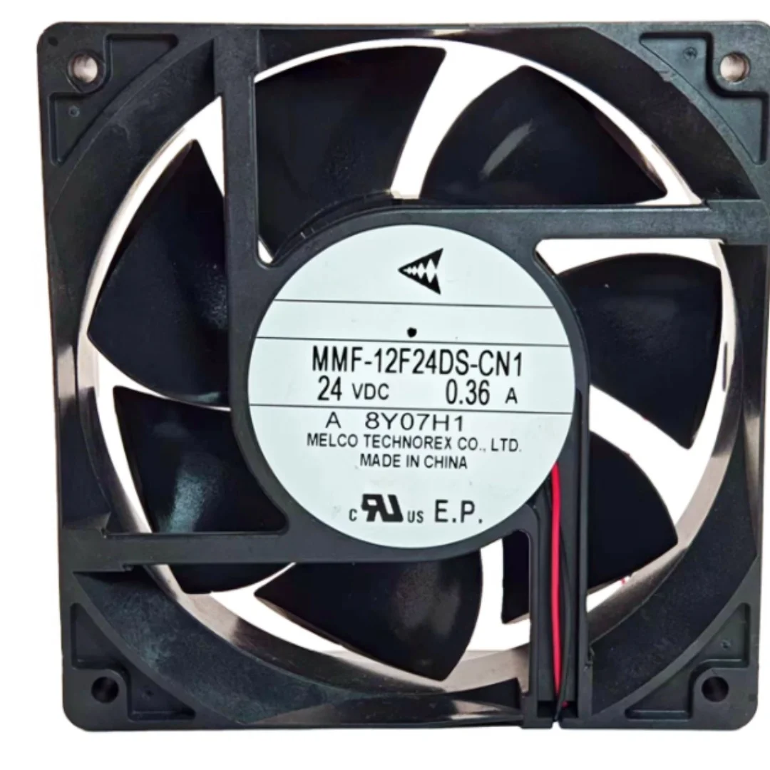 

MELCO MMF-12F24DS-CN1 DC 24V 0.36A 120x120x38mm 2-Wire Server Cooling Fan