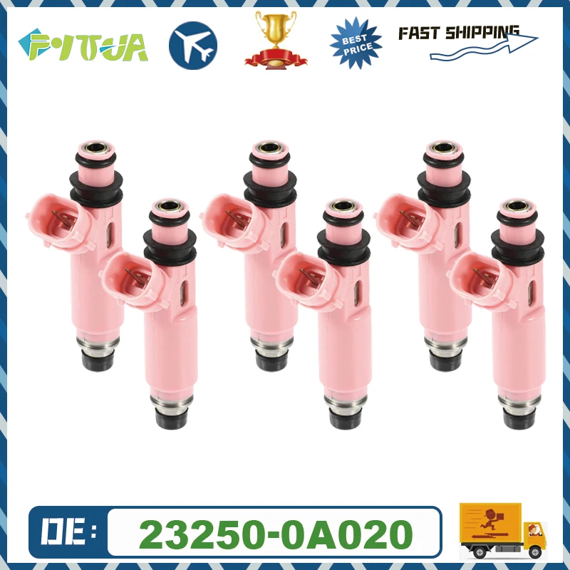 

6pcs Fuel injector 23250-0A020 23209-0A020 for Toyota Camry Sienna SOLARA Lexus RX330 3.0L 3.3L V6 02-08 Engine Nozzle Injection