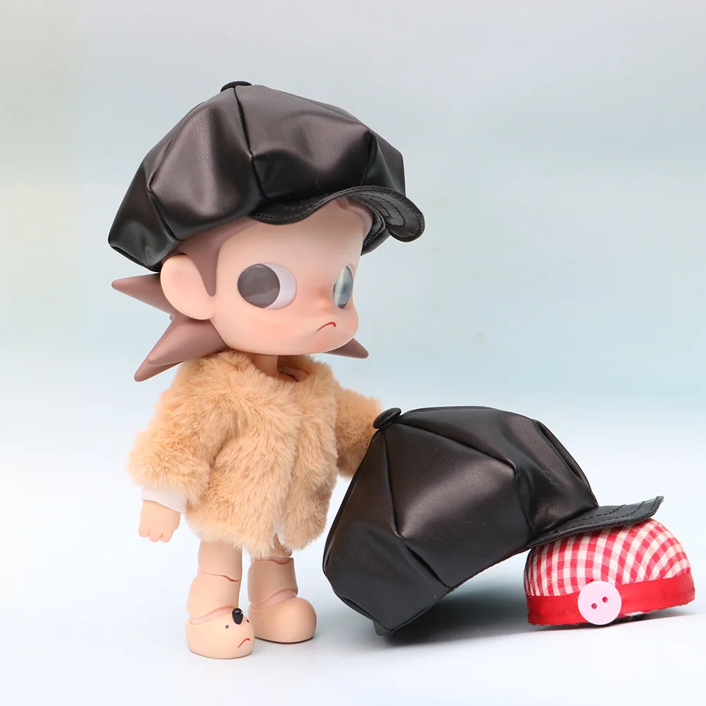 

The New Hot-selling Black Leather Hat Zsiga Octagonal Hat Clothing Accessories Personality Fashion Simple All-match Hat