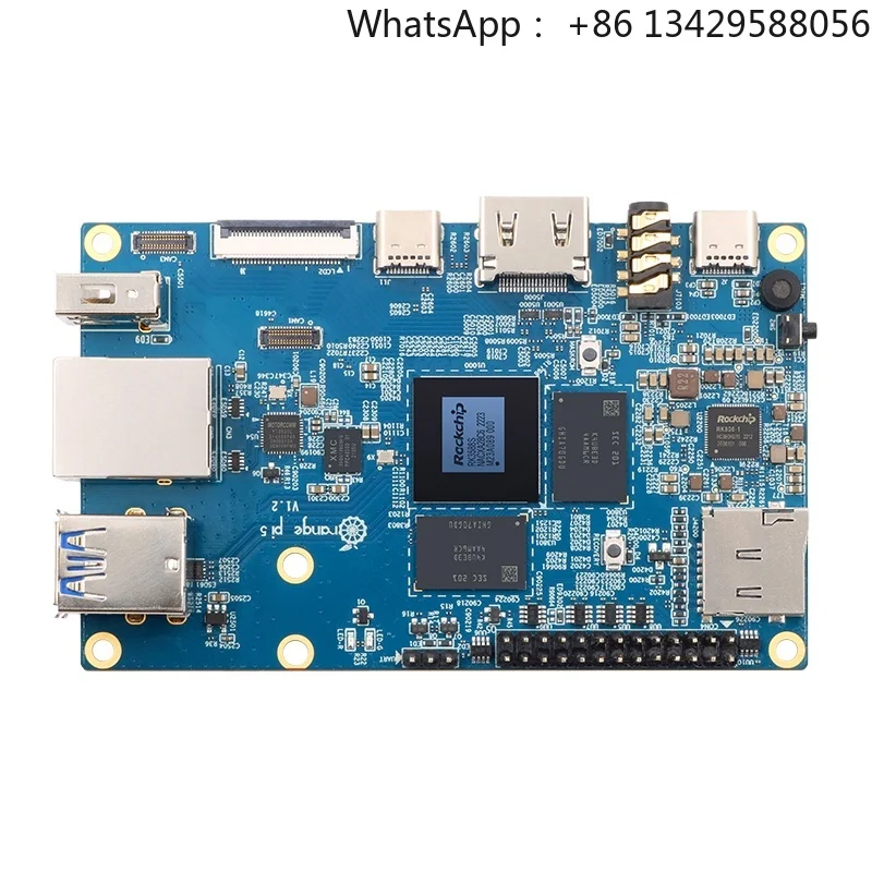 

Orange Pi 5 8GB RK3588S,PCIE Module External WiFi+BT,SSD Gigabit Ethernet Single Board Computer, Run Android Debian OS