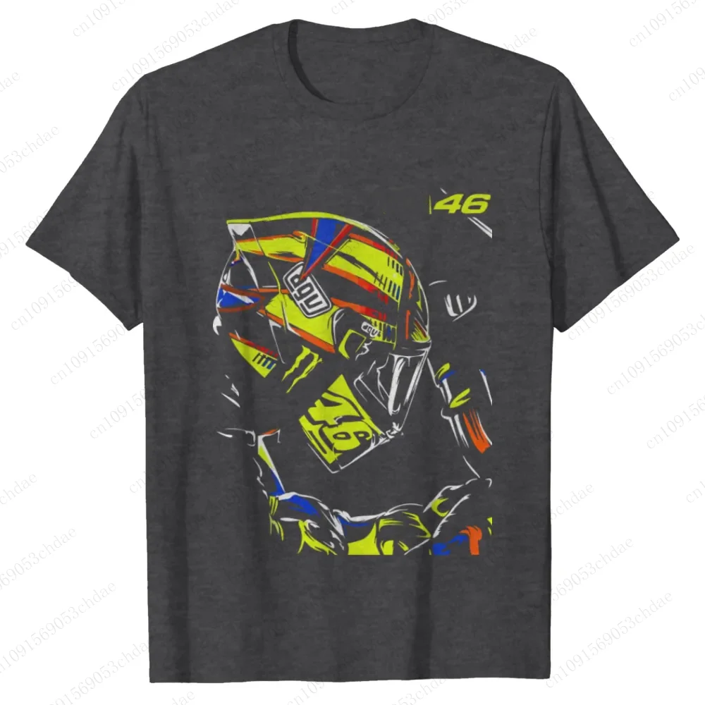 Vendita calda 2024 Estate Autunno Moto Tee Rossi Mens Street Fathion Style Moto gp T-shirt Traspirante Motociclista Allentato Tee