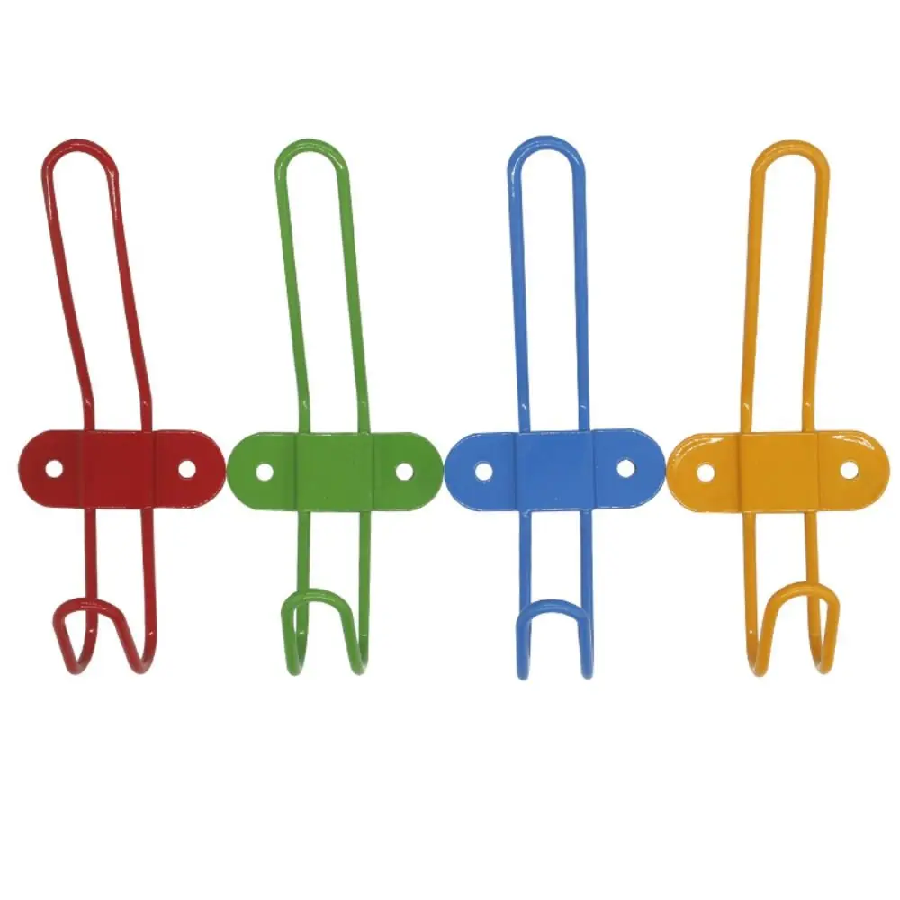

4/6 шт. прочные красочные крючки для одежды, шляп, минималистичные настенные подвесные крючки, стабильный железный одинарный крючок, детская комната
