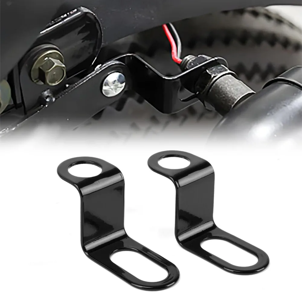 Motorcycle Turn Signals Mounting Brackets Rear Turn Signal Light 12mm Hole Z Bracket Holder for Bike Electric Universal