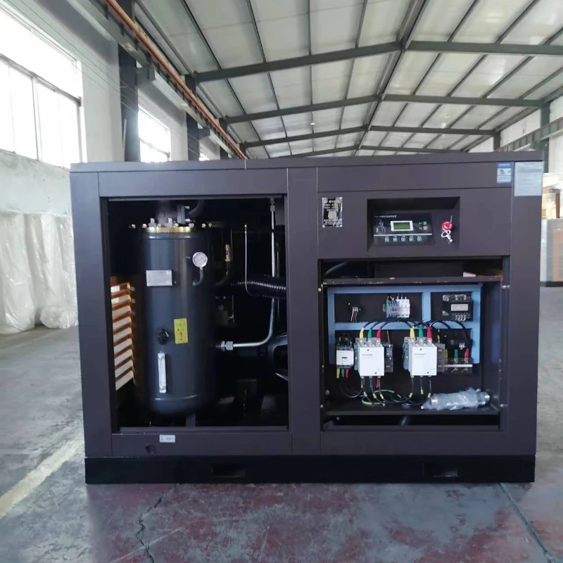 Industrial Grade Air Compressor Rotary Screw Diesel Machine Silent Electric Pump Power Station Unit Professional Quality Set