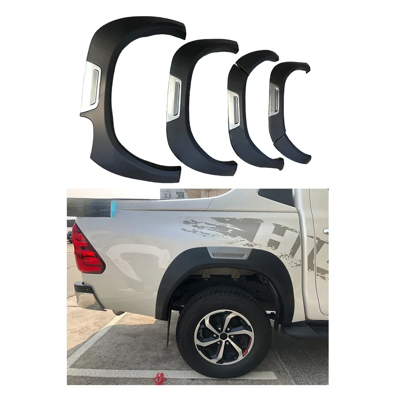 

High Quality S Plastic Fender Flares 2021 for Hilux Revo SR5 Wheel Arch Oveenders