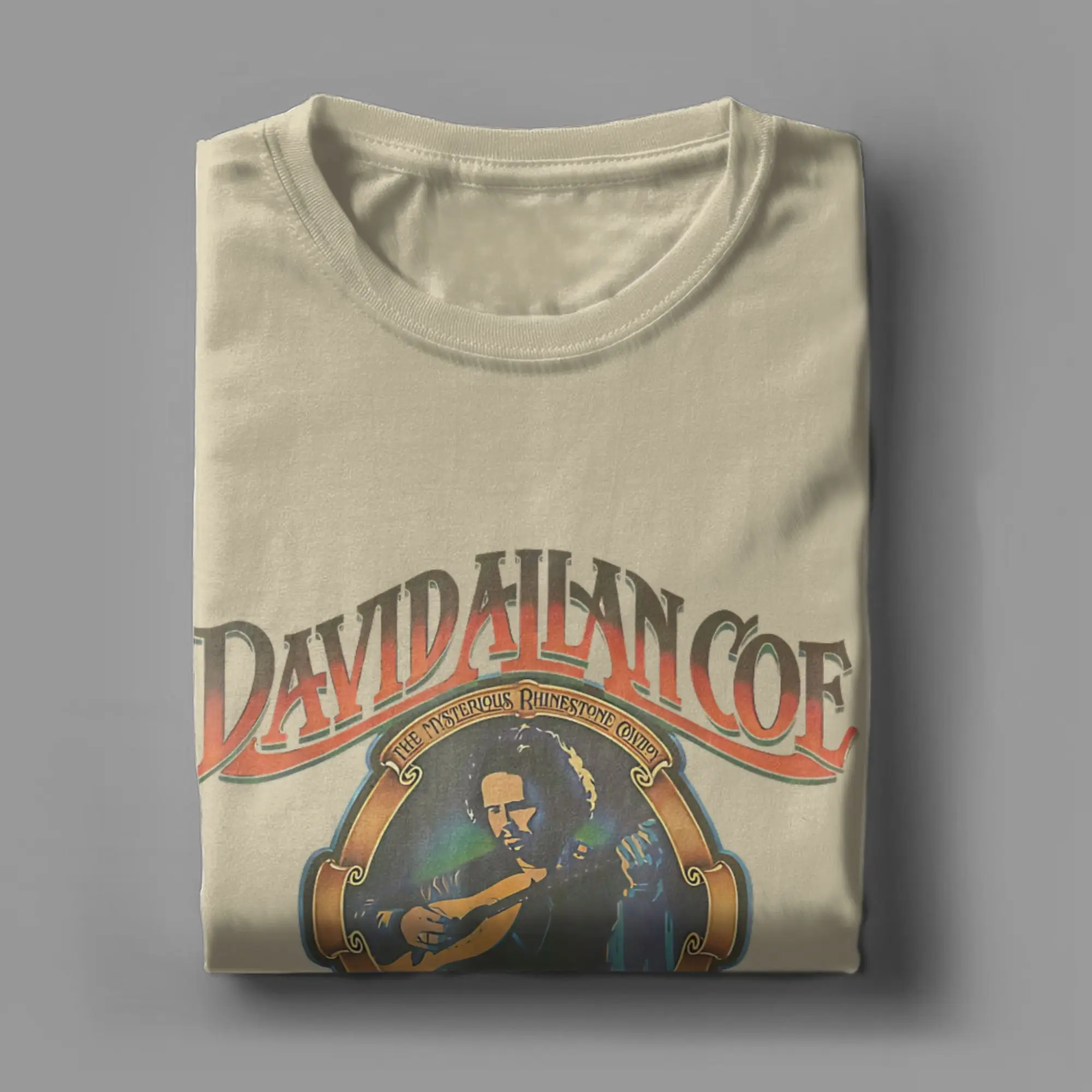 David Allan Coe Vintage Retro  Cotton T Shirt For Men's Summer  Streetwear T-Shirts Hippie Tee Shirt Plus Size Casual Clothing