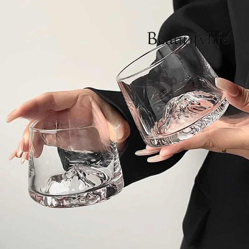 

household teacup whiskey glass foreign wine Medieval iceberg Japanese-style Guanshan cup
