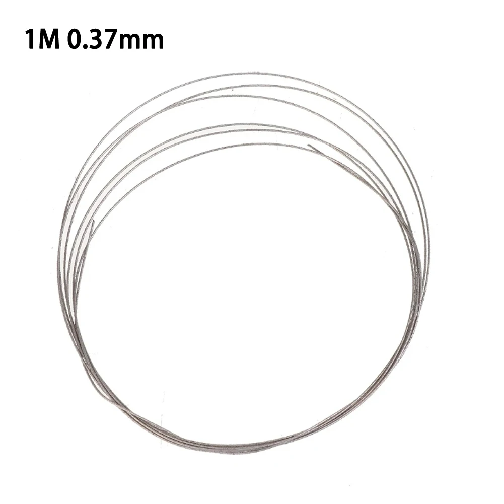 Ensemble d'outils de scie à fil de coupe, bricolage, accessoires de remplacement, qualité supérieure, 0.26mm, 0.38mm, 1m