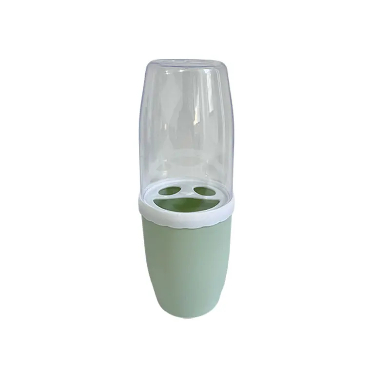 1PC Couple mouthwash cup with lid home travel portable dental box and box simple personality plastic toothbrush cups