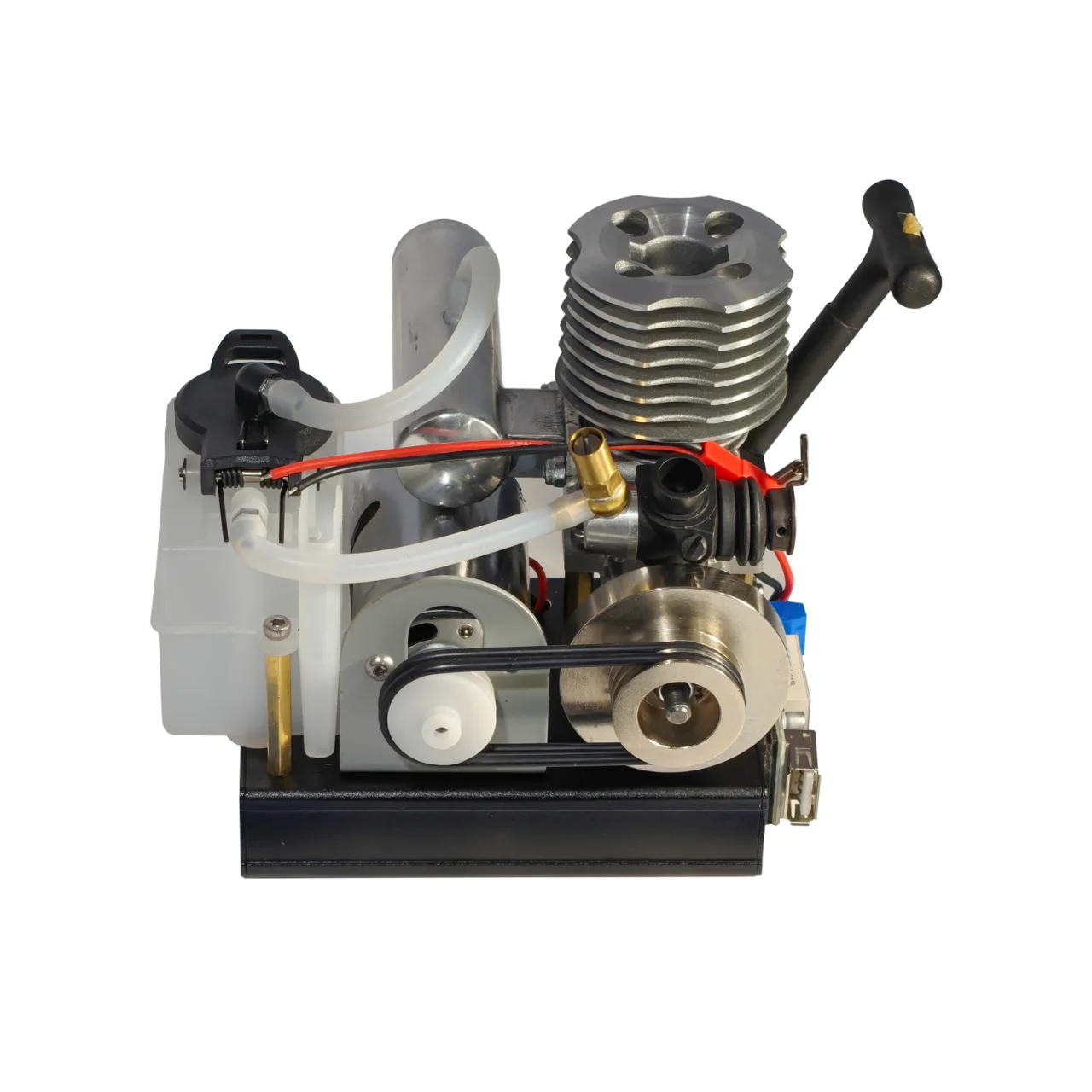 Motor de metanol de nivel 15, generador cambiado, carrera, versión de inicio Manual, versión de arranque eléctrico, motor con cabezal de fuego, tanque de combustible