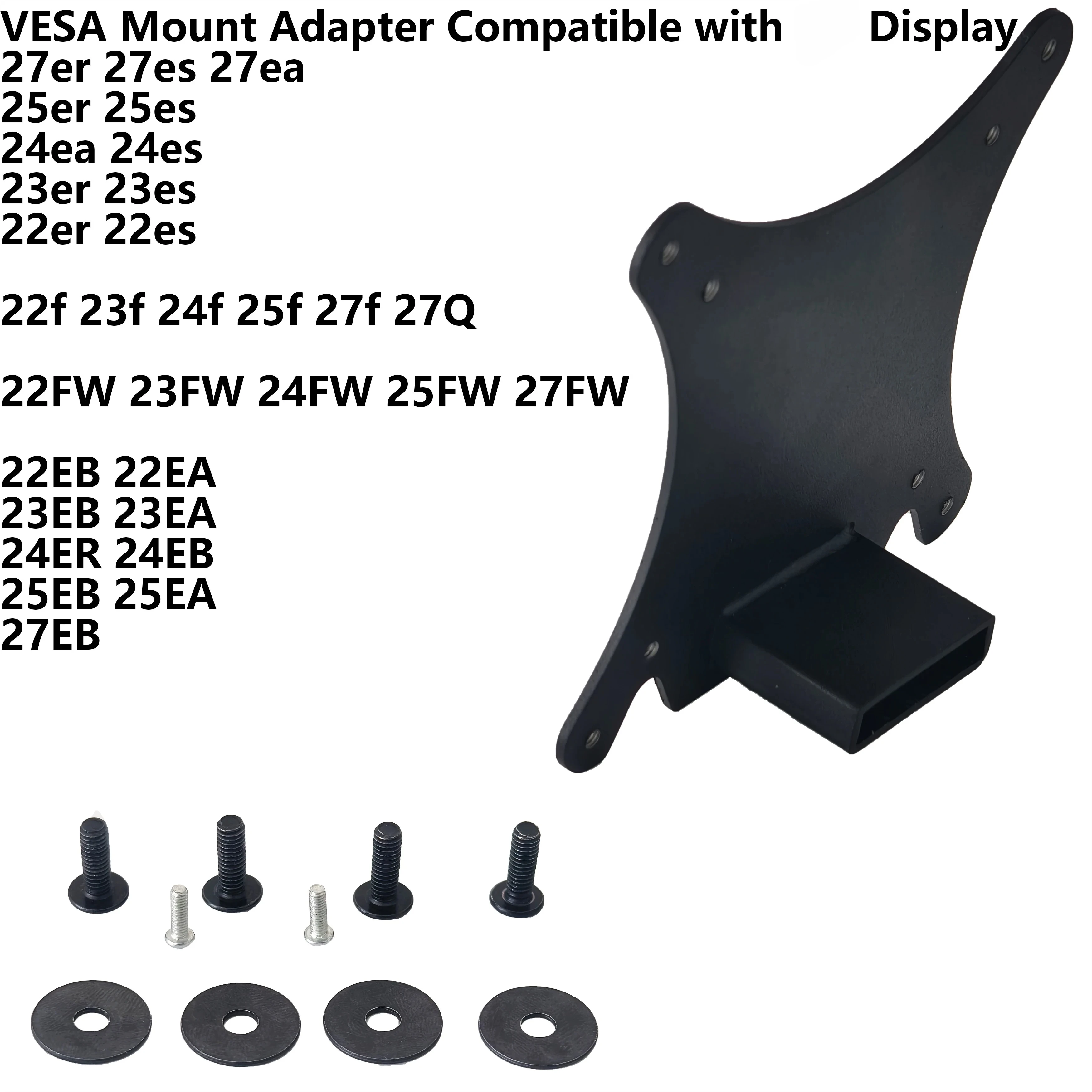 

VESA Wall Mount Adapter for HP 21.5 23 24 25 27 Inch 22FW 23FW 24FW 25FW 27FW LED Display Bracket Mounts to Arm/Desk