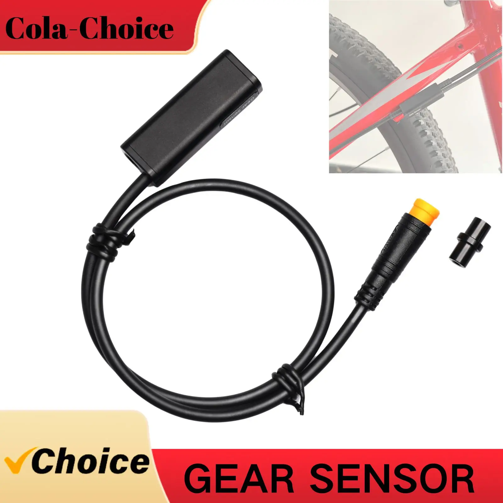 

Gear Shift Sensor for Bafang BBS02B/BBSHD 750W/1000W Mid Motor, Essential E-bike Mid-Drive Conversion Part with 3 Pins Male Plug