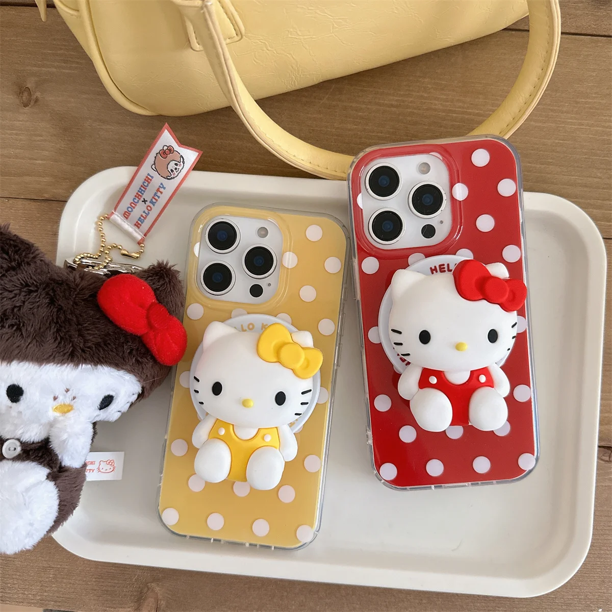 

New Korean Ins Diamond Star Girl Phone Case For iPhone 16 Pro 15 14 13 Pro Max Cover Lovely Bowknot Side Frame Cases with Stand