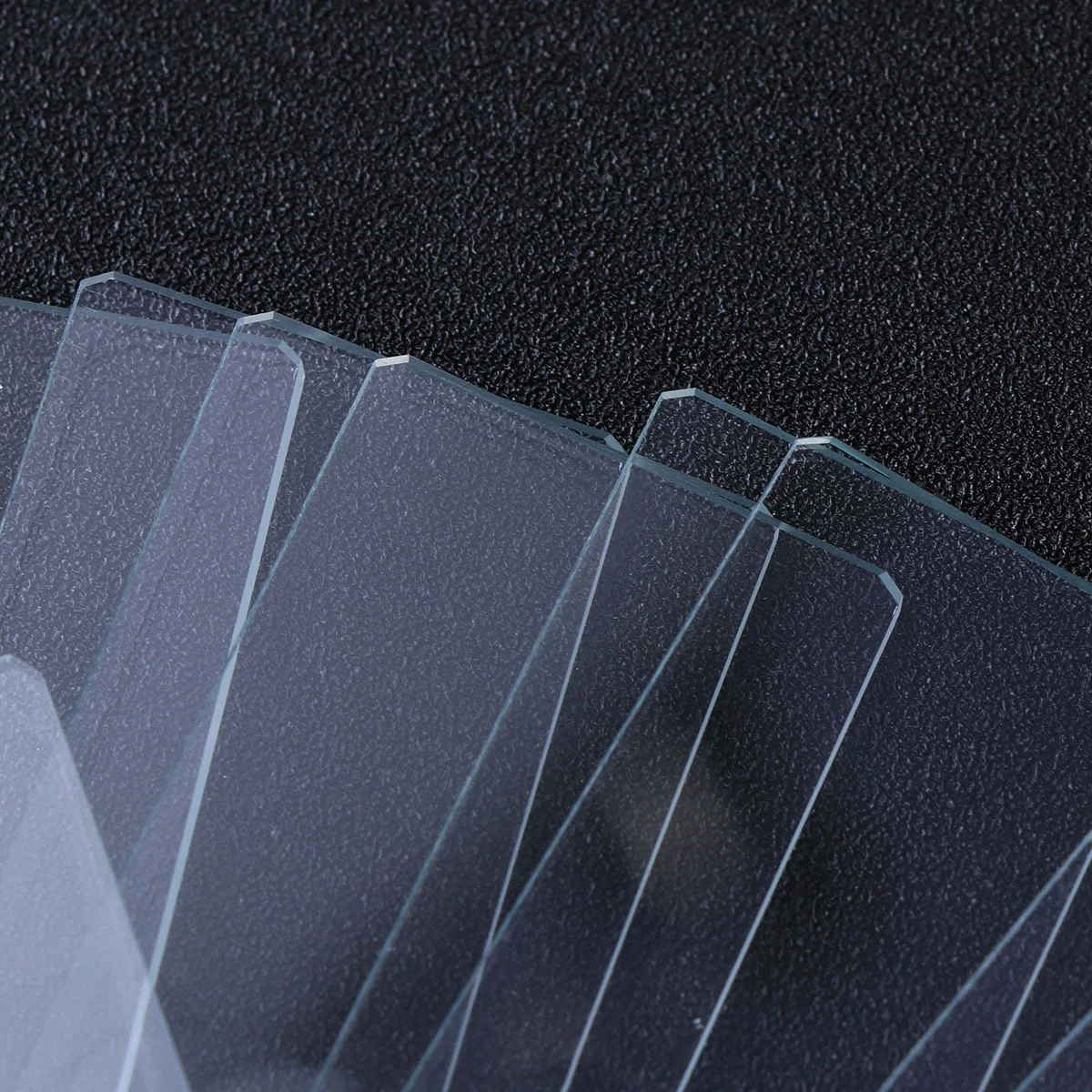 

12 PCS Biological Science Education Tools Prepared Microscope Slide Square Cover Glass Experiment Coverslips