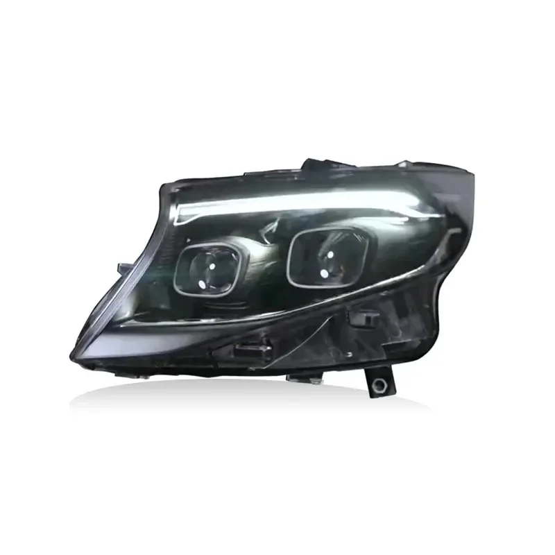 Reflektor LED do Mercedesa Vito W447 2016-2021 Plug And Play Modyfikowany Stylizacja 2024 Zestaw Reflektorów Samochodowych Akcesoria Samochodowe