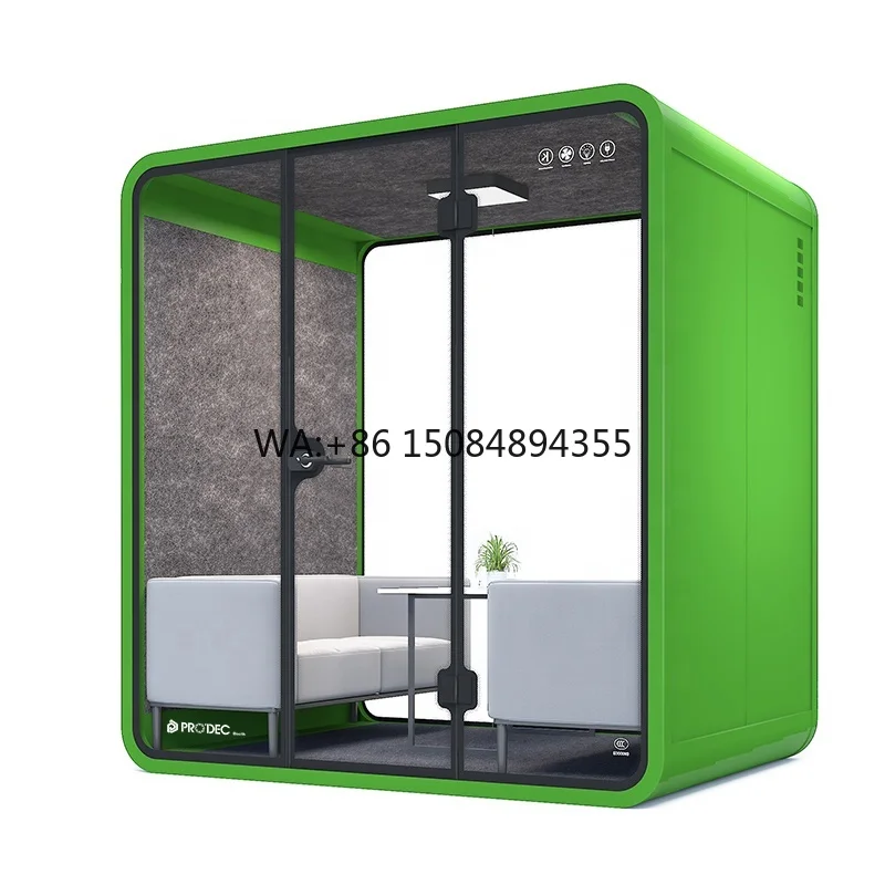 Movable Musical Instrument Piano Practice Silence Booth Soundproof Recording Isolation Office Pod Acoustic Mute Tiny Home Cabin