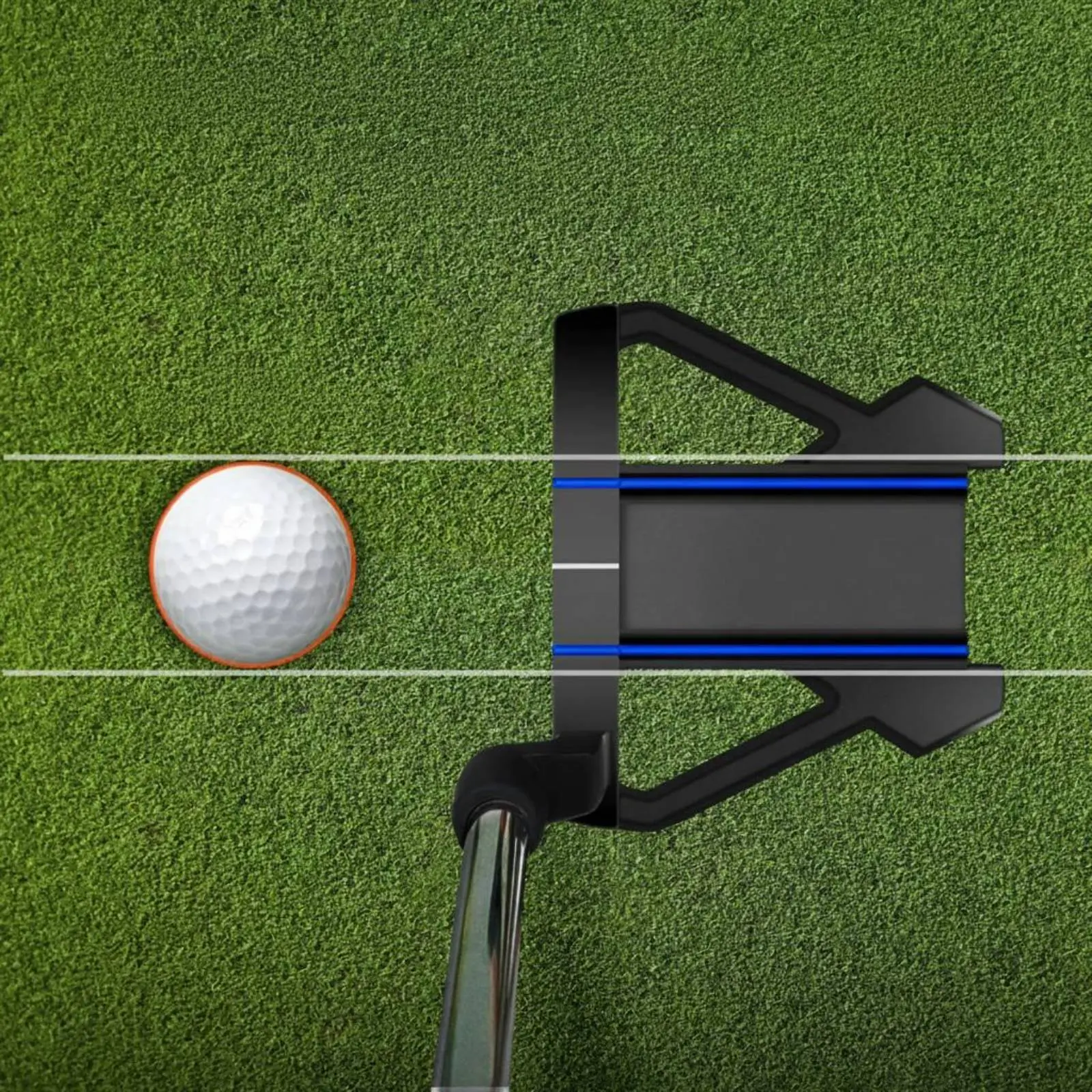 putter-coach-stainless-steel-putting-practice-tool-putting-stroke-coach-zinc-alloy-practice-putter-no-assembly-required