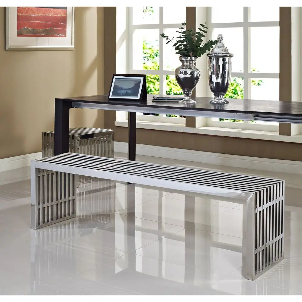 

Gridiron Stainless Steel Large and Small 2Piece Bench Set