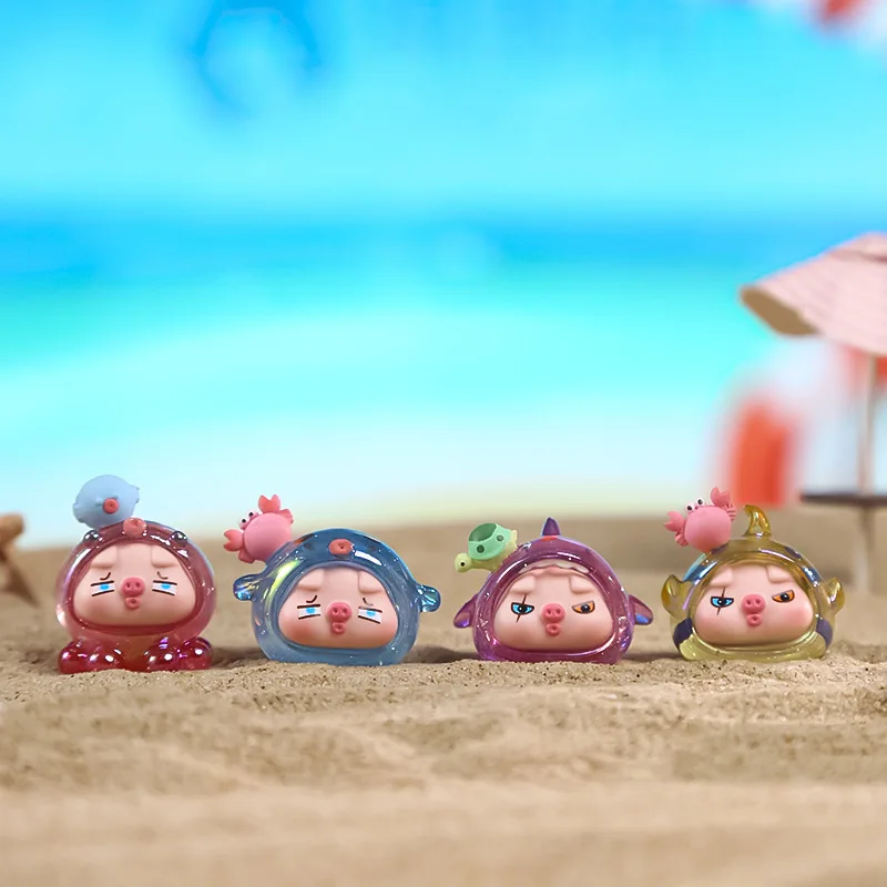 Ocean Pig Cute granuli Healing Series Blind Box Decoration decorazione fatta a mano regali di compleanno per bambini carini e creativi