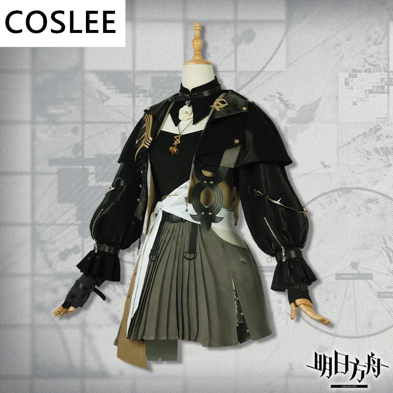 COSLEE [S-3XL] Arknights Penance Cosplay Costume 2023 AMBIENCE SYNESTHESIA Game Suit Cool Uniform Halloween Party Outfit Custom