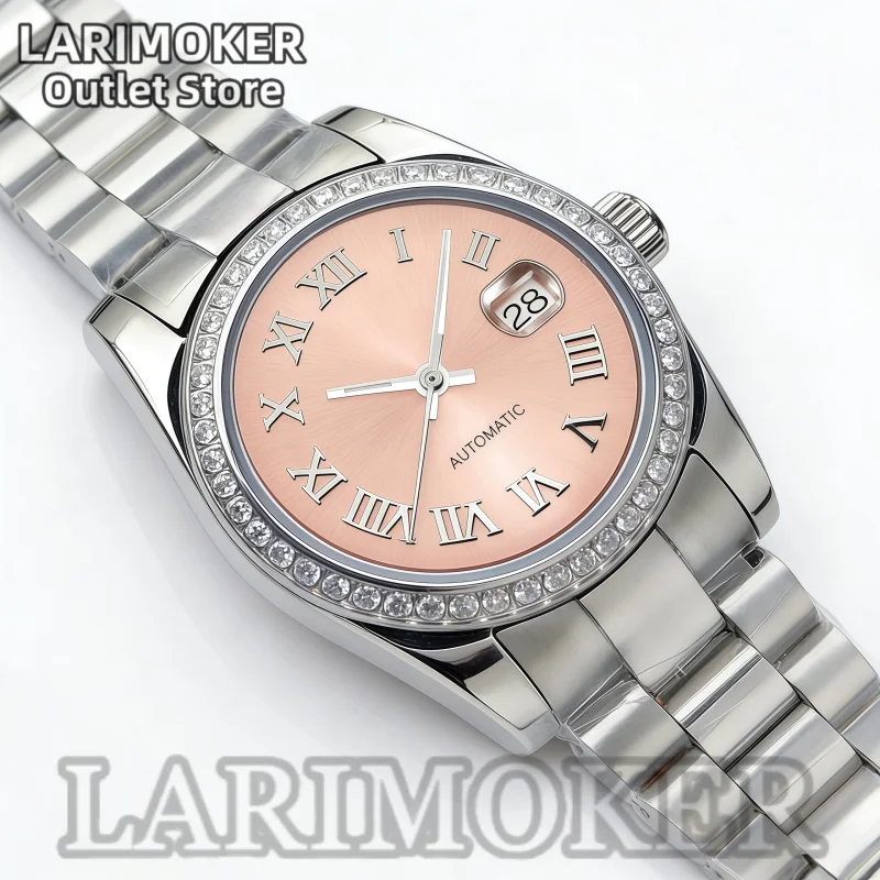 LARIMOKER Jam Tangan Otomatis  - Stainless Bracelet Diver ulasan dan harga
