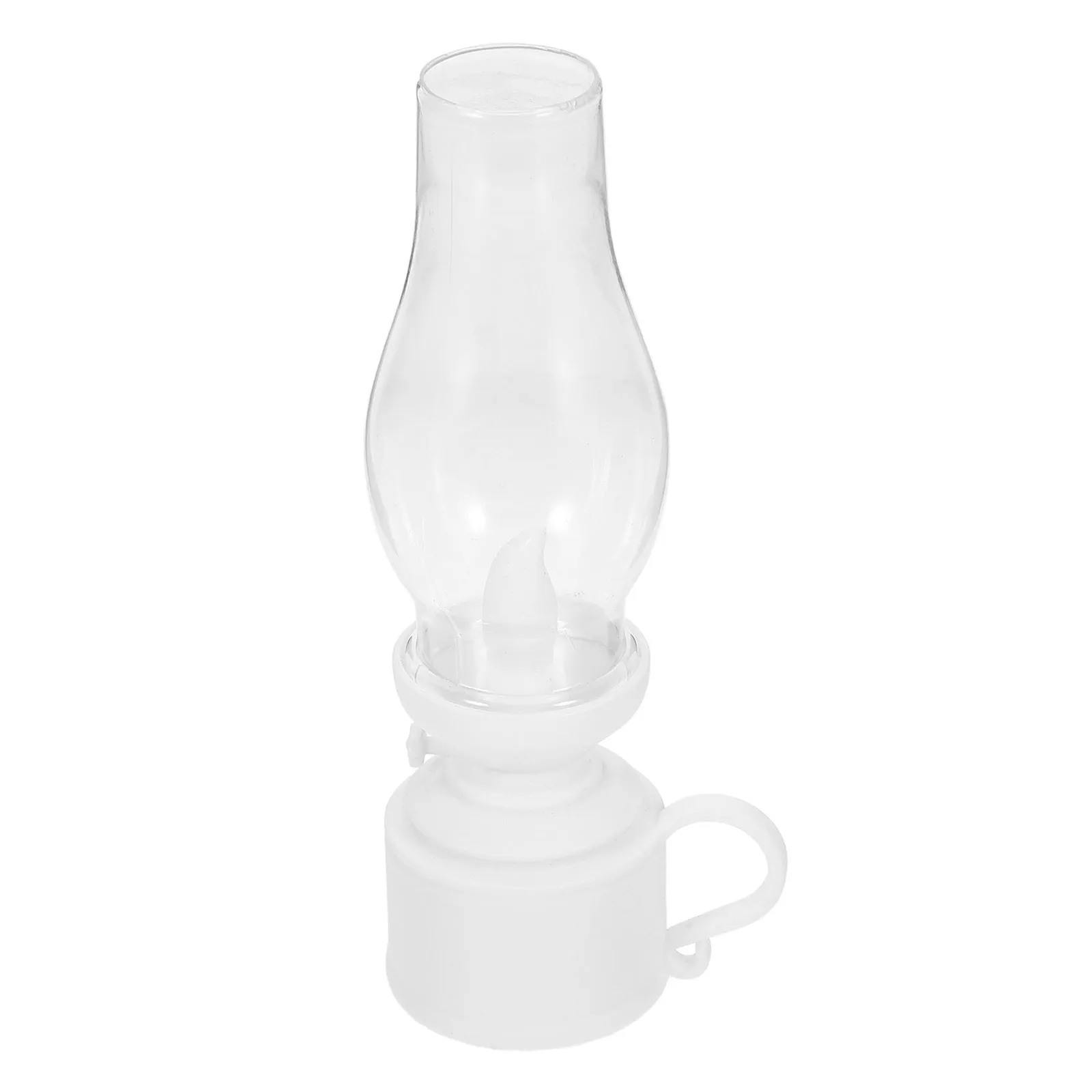 Lâmpada eletrônica vintage retrô lâmpada de óleo design de plástico para uso interno e externo lâmpadas de plástico