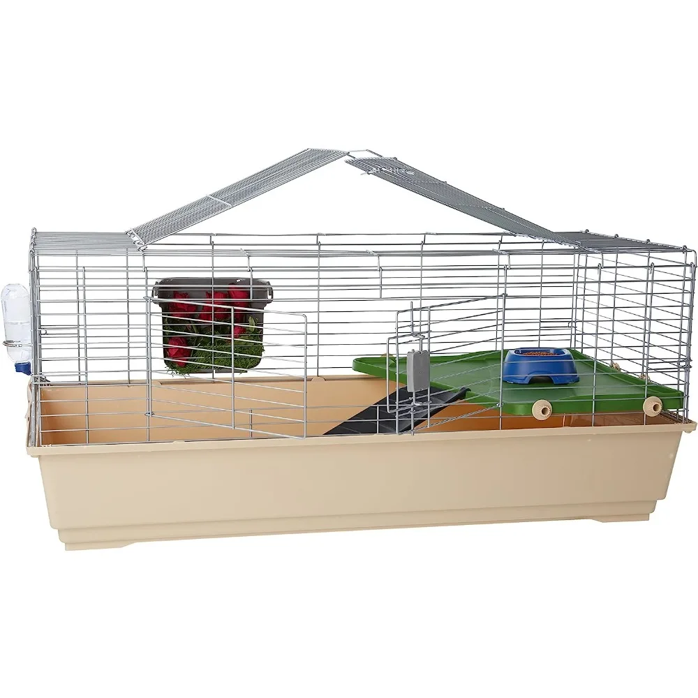 

Top Access Small Animal Ferret Cage Habitat With Accessories, Jumbo, Multicolor, 49 x 27 x 21 Inches hamster house cages