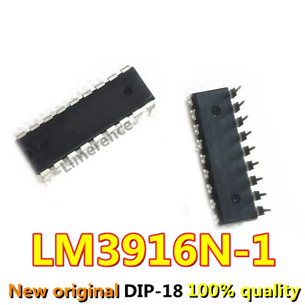 5PCS LM3916N-1 DIP  LM3916 new and original IC 