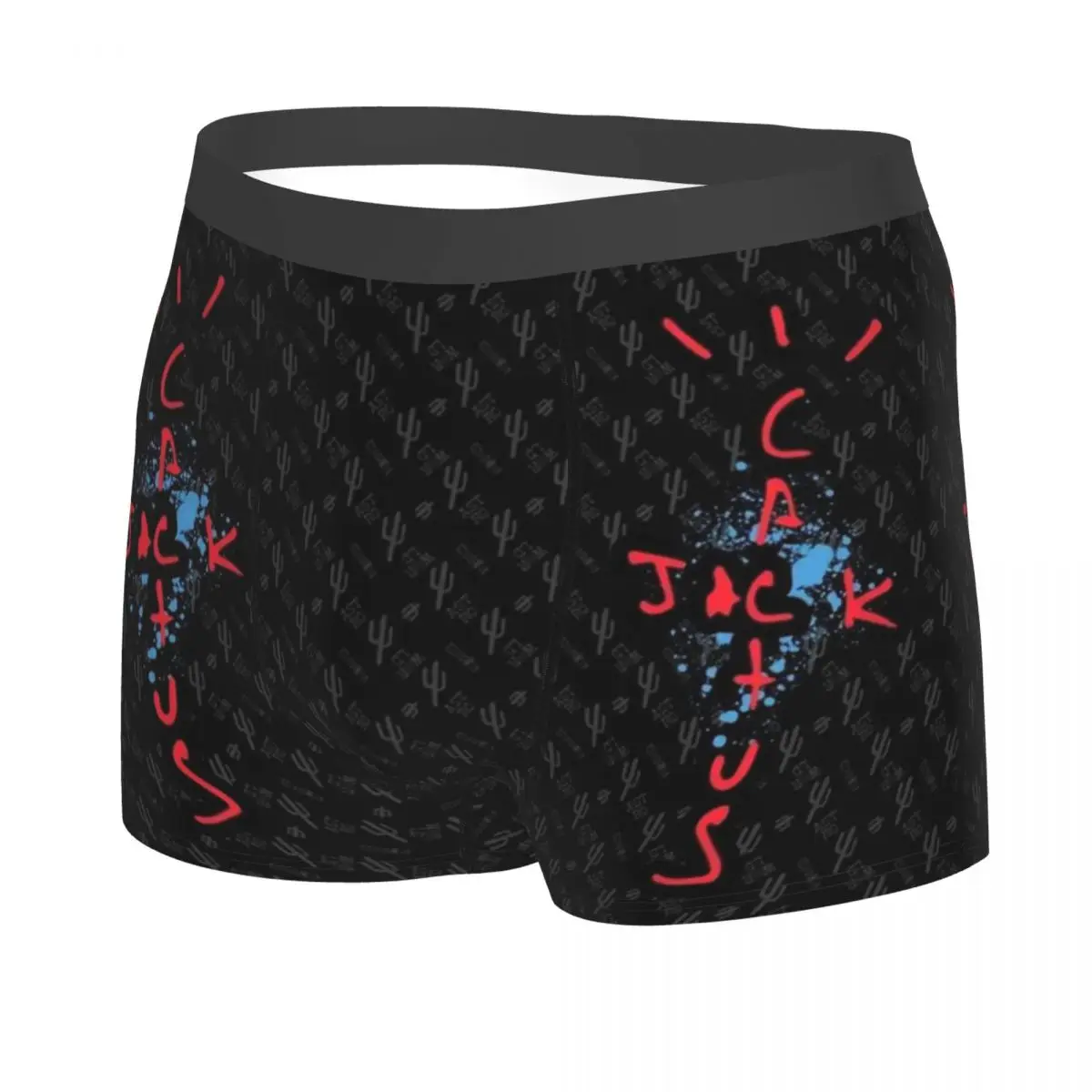 Cantum Jack-Boxer pour Homme 402, Sous-Vêtement Respirant, Short Imprimé 3D, Cadeaux d'Anniversaire, Qualité Supérieure