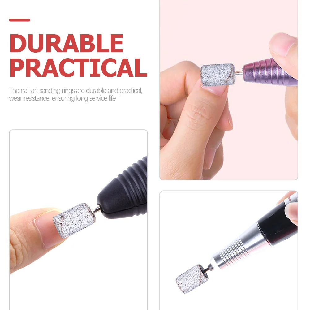 200 szt. Pasów Ścierających do Frezarki do Paznokci Manicure Polerowanie Przenośne Lekkie Długotrwałe Pasów Ścierających do Usuwania Lakieru Żelowego