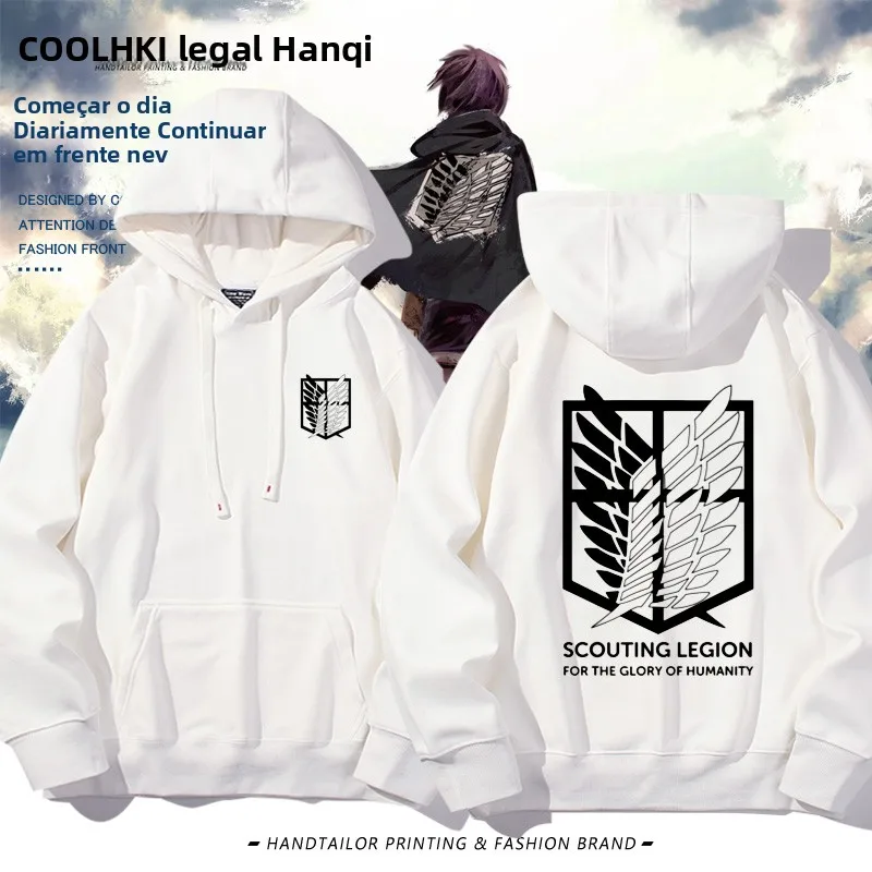 進撃の巨人-フリーダムウィング-日本アニメ-パーカー-スウェットシャツ-春秋-ユニセックス-カジュアル-アウター-快適な綿混紡