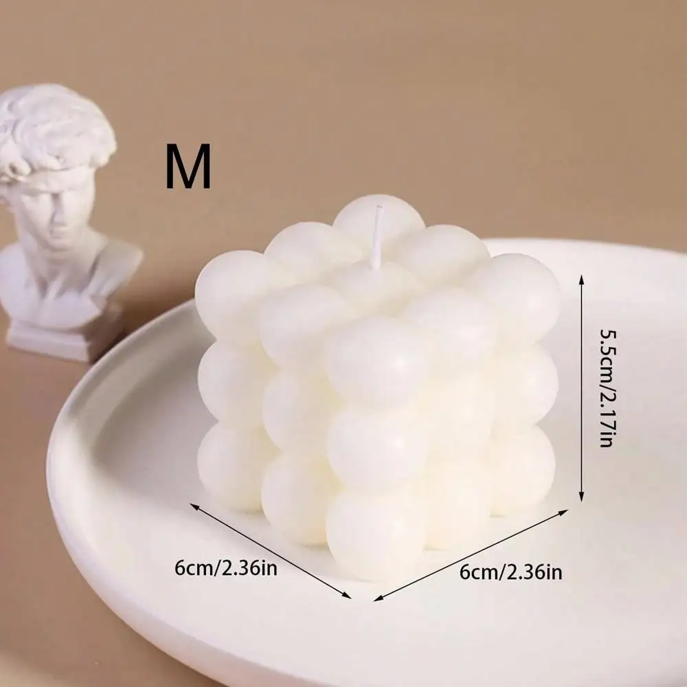 Bubble Candle Cube Soy Wax Home Decor Scented Candle, Guest Party Gift, Wedding Guest Gift, Bridal Shower Gift, Christmas Gift