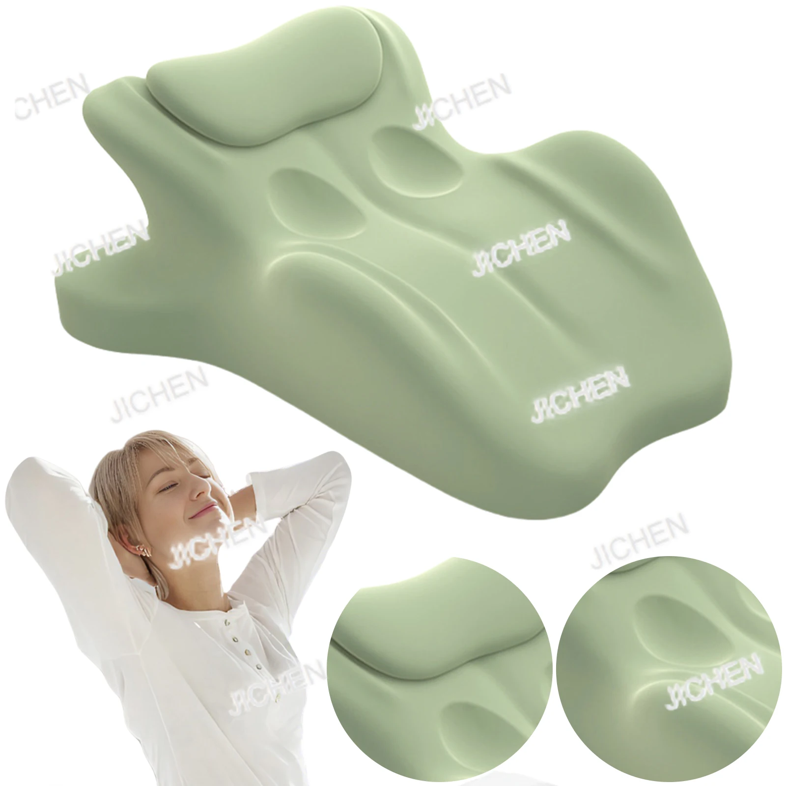 

ZQ Подушка для ягодиц для пар, подушка из пены с эффектом памяти, клиновая подушка, подушка для пары для чтения, сна, лежа