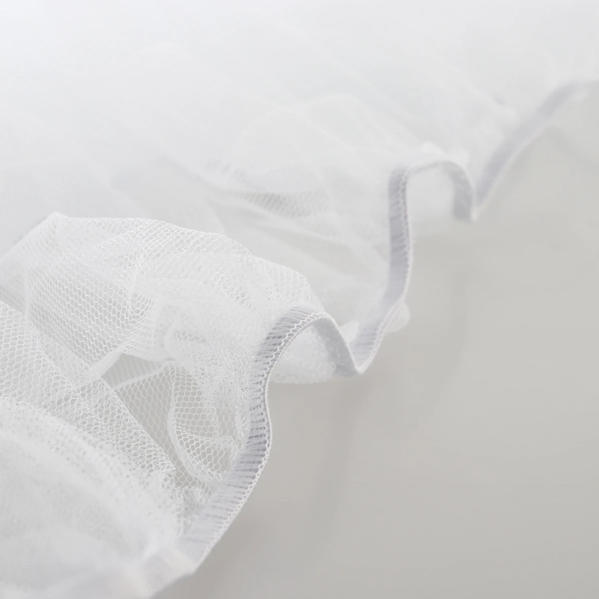 

Baby Stroller Mosquito Net Cover With Elastic Edging Universal Fit For Prams Playpens Cradles White Large Size Protects Infants