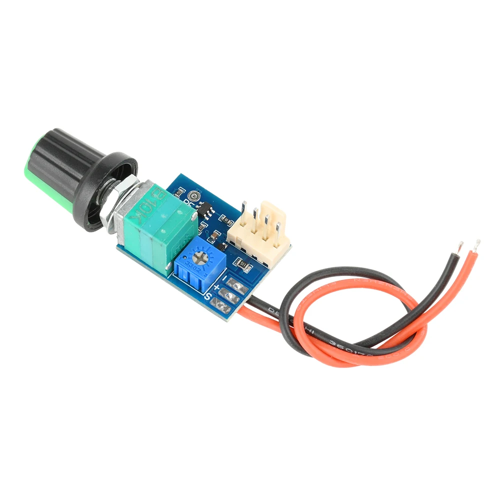 DC12V Manual Four-Wire PWM Fan Speed Motor Controller Board With Knob Switch Electrical Equipment Governor Module Power Supply