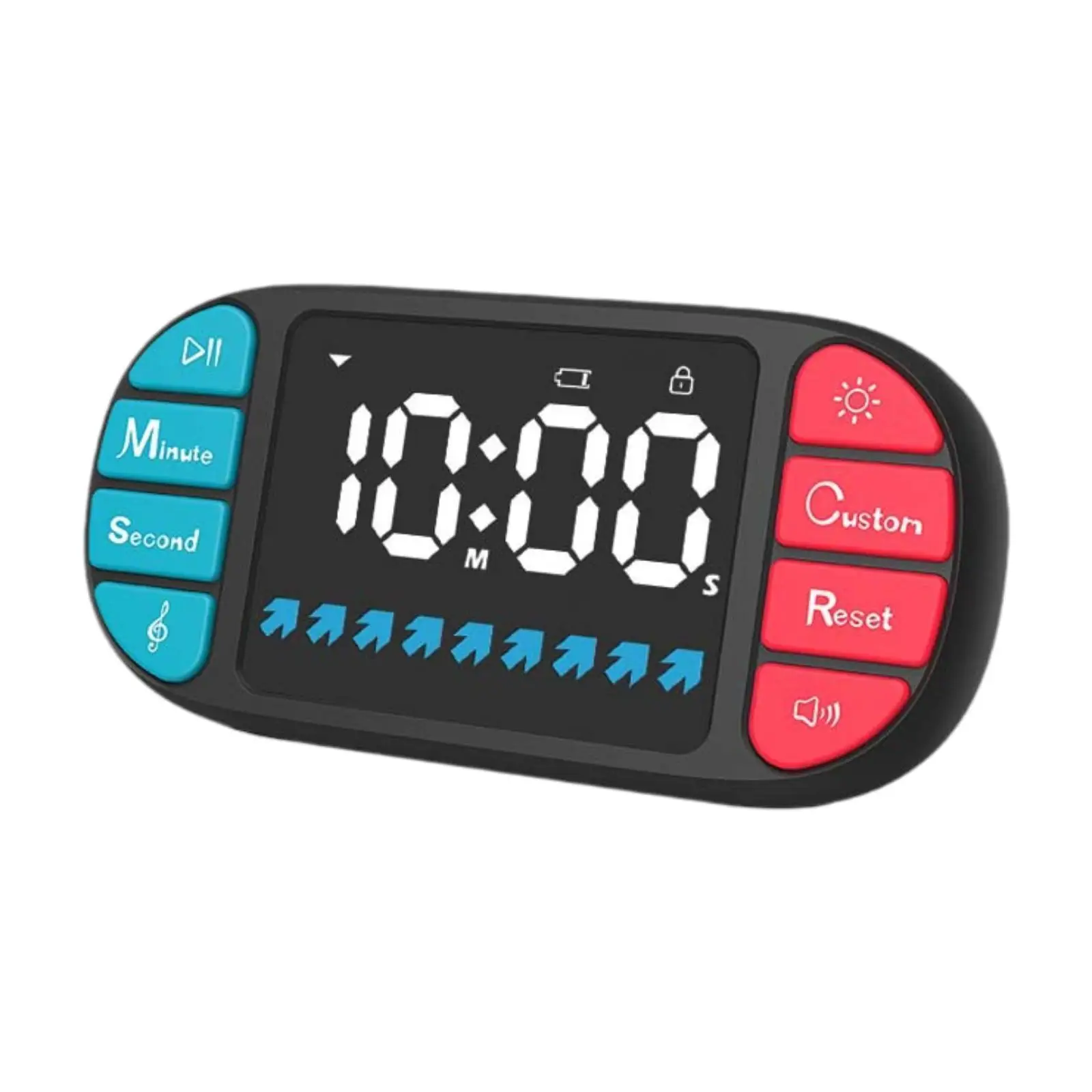 LCD Time Reminder, Rechargeable Alarm Clock, Timer, 3 in 1 Time Manager Visual Timer for, Cooking, Teaching