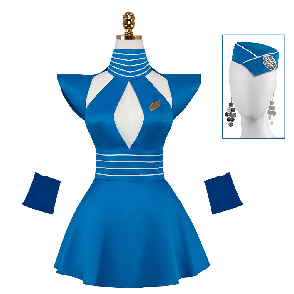 Disfraz de Britney Spears Slave 4 U, Disfraz de Azafata Britney, Vestido para Actuaciones en Escenario, Disfraz de Carnaval, Uniforme para Fiesta de Halloween