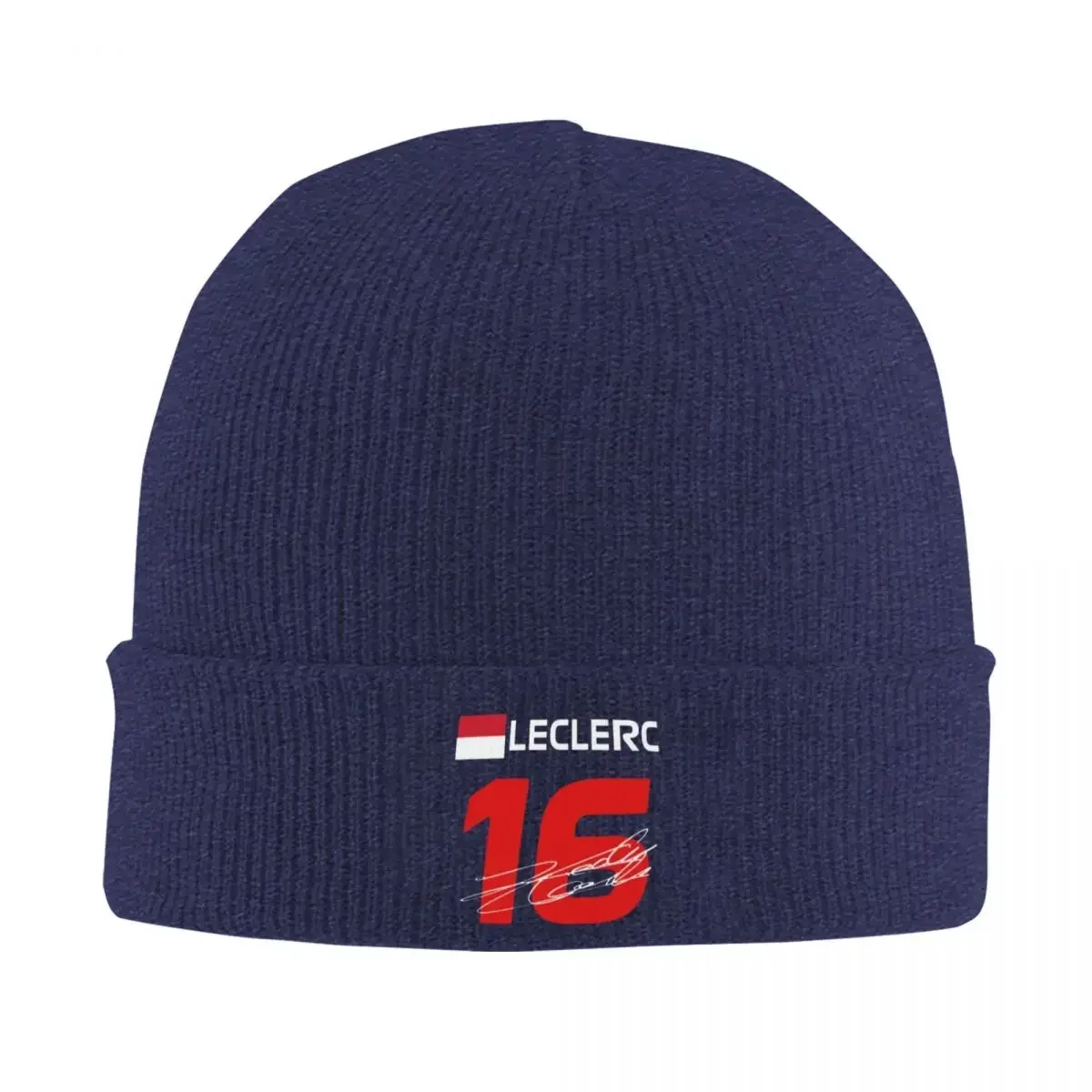 

LECLERC 16 F1 Beanie Winter Hats Knitted Cap Daily Baseball Cap