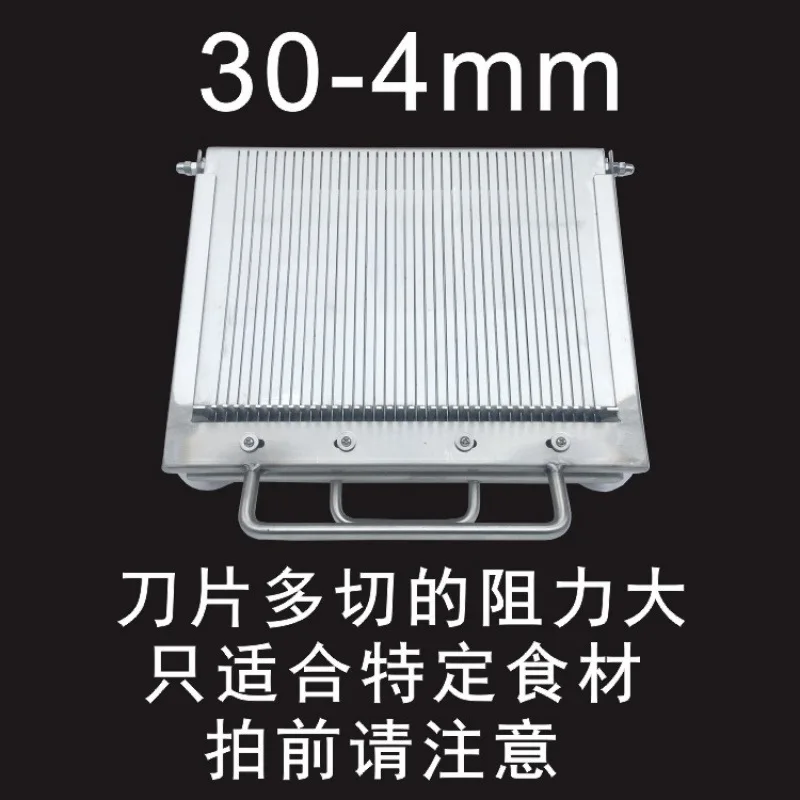 قطاعة ضغط اليد Liangpi آلة القاطع الصغيرة سميكة الفولاذ المقاوم للصدأ لحم الخنزير السجق بطة الدم التوفو الغداء اللحوم نباتي ch #4