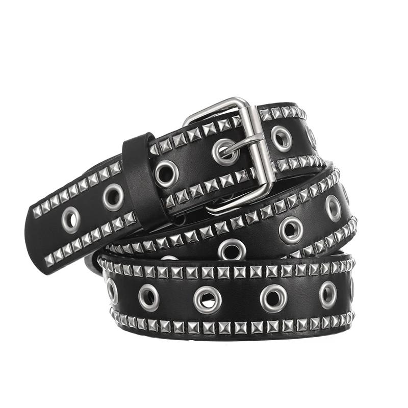 1PC Fashion Bronze Bullet Riem Metalen Riem Mannen En Vrouwen Punk Hardware Jeans Riem Y2K Riem Designer Riem vrouwen riem