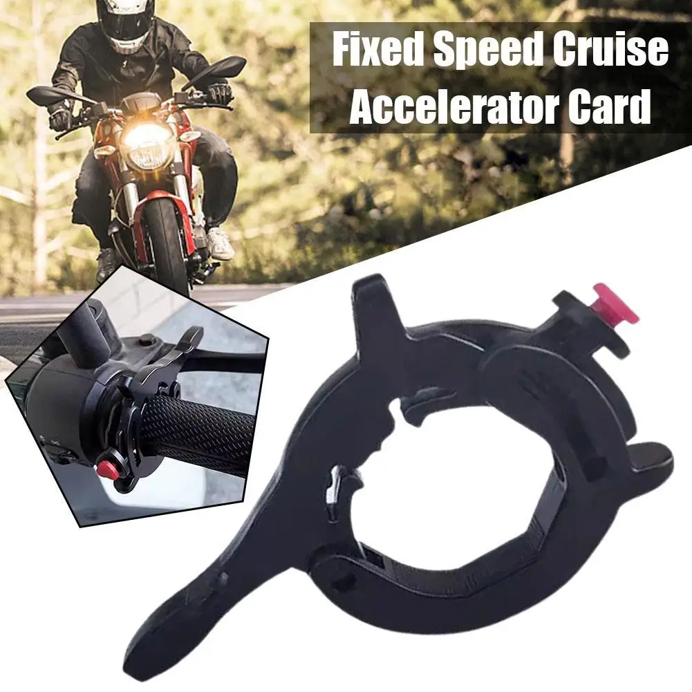 Motorcycle Constant Speed Cruise Control  Clamp Efficient Control Reduce Fatigue Material Anti-skid Cruise Clip