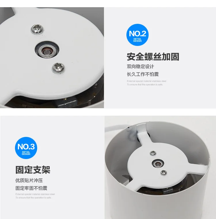 good working new for 4 inch 100 mm Exhaust fan Duct blower powerful mute axial flow fan ventilator Exhaustfan