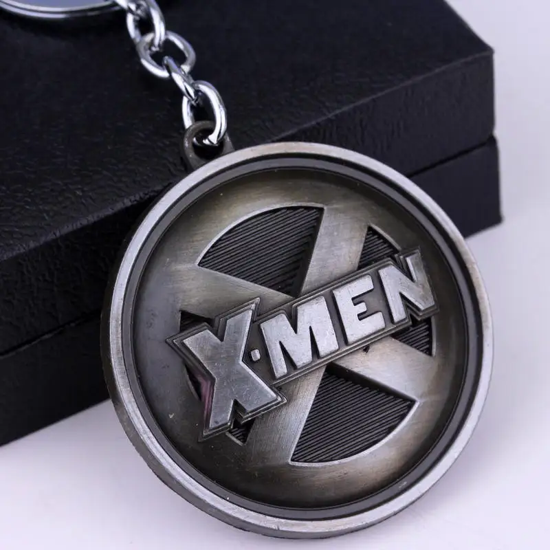 Marvel X-Men Logo Keychain Super Power Keyring Cosplay Fans Gift Men Women Backpack Jewelry Accessories