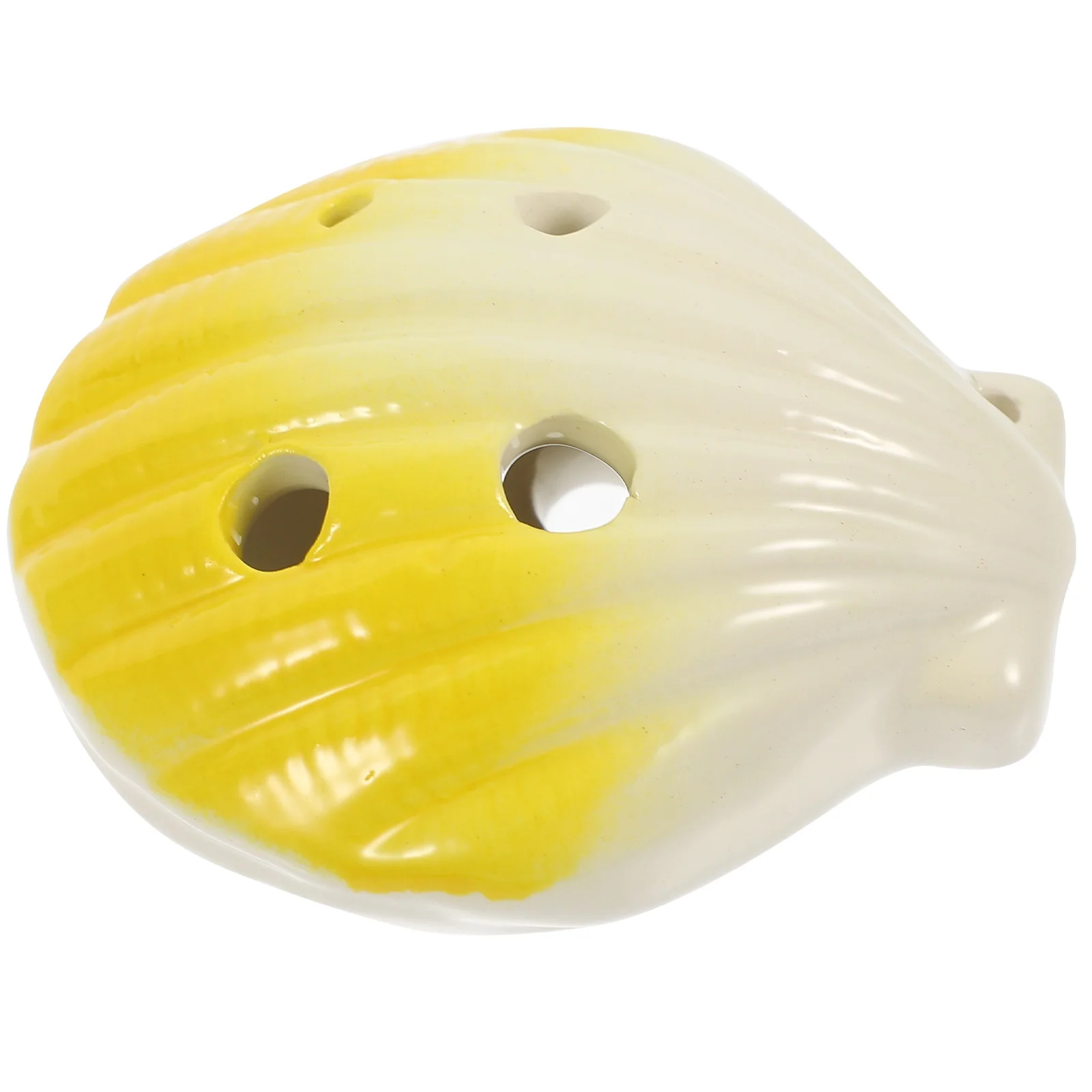 

6 Hole Ceramic Ocarina Beginner Friendly Portable Musical Instrument with Adorable Cartoon Shape for Indoor Outdoor Use