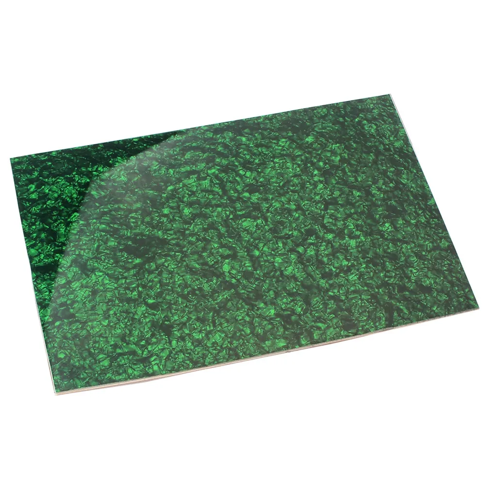 

Green Acoustic Guitar Pickguard Sheet Scratch Plate 44x29cm DIY Blank Guitar Bass Pickguard Material Acrylic PVC
