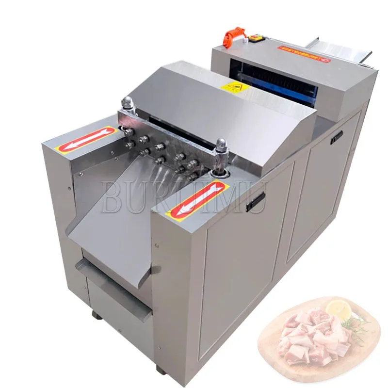 Automatic Commercial Mest Fresh Pork Chicken Duck Goose Cutting Machine Meat Cutter Meat Slicer